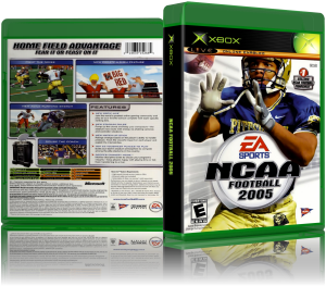 NCAA Football 2005 (USA)3D Boxes Back Front